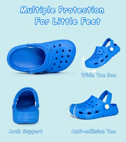 Image of Toddler Kids Garden Clog Slip On Slide Sandals Beach Water Shoes