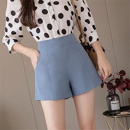 Short en mousseline de soie haut de gamme coupe ample style coréen raffiné