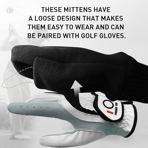 FINGER TEN Winter Gloves Mittens Unisex Glove Anti-slip Thermal Sports - Image 3