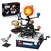 Technik Sonnensystem Modell Bauspielzeug mit Licht – 775 Teile Drehbares Sonnensystem Modell, 8 Planeten und Rakete, Klemmbausteine Geschenke für 6 7 8 10 12+ Jahre Kinder Jungen Mädchen Erwachsene