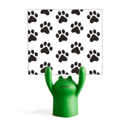 Support de mémo chat et grenouille, complices de votre bureau