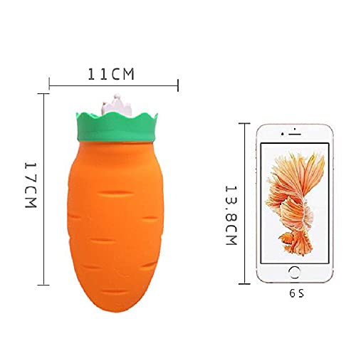 Warm waterzak hand warmer water injectie wortel warm water fles magnetron life verwarming schattige siliconen winter… - Image 3