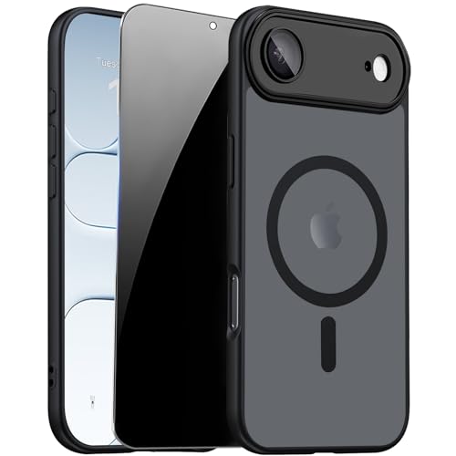 Image of for iPhone Air Case with Privacy Screen Protector, Black