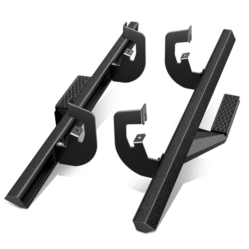 Estribos laterales negros compatibles Silverado Sierra 07-19
