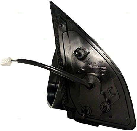 Miniatura 3 de Brock Espejo retrovisor eléctrico para conductores de repuesto, listo para pintar, compatible con Outlander SUV 07-09 7632A063