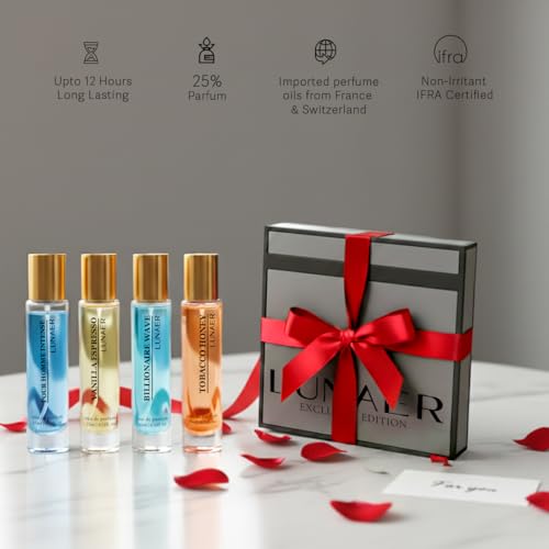 Image of Long Lasting Perfume Gift Set | Fresh, Vanilla, Woody & Smoky Notes | Perfume Combo for Men | Ideal Valentines Gifts for Men