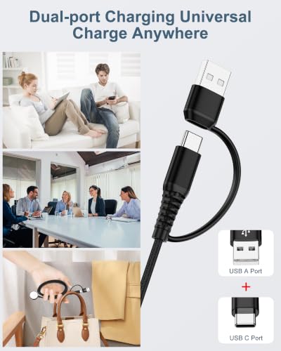 Image of 3.3FT for Samsung Galaxy Watch Charger, Android Wireless Fast Charging Cord