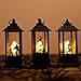Produktbild Lisanl 3 Stück Halloween LED Kerze Laterne Halloween Dekoration Party Kerze batteriebetrieben Fake Kerzen Flammenlose LED Teelichter