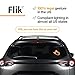 FLIK Original Middle Finger Light - Give The Bird & Wave to Drivers - Hottest Gifted Car Accessories, Truck Accessories, Car Gadgets & Road Rage Signs for Men, Women, & Teens - Funny Back Window Sign