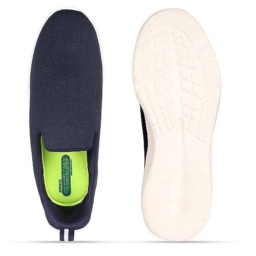 Image of ATHCO Mens Austin Memory Foam Comfort Shoes|Running|Walking|Training|Gym|Jogging|Sneaker|Athletic|Slipon|Flexible|Lightweight|Dailyuse|Sports|Casual|ExtraSoft|Fitness