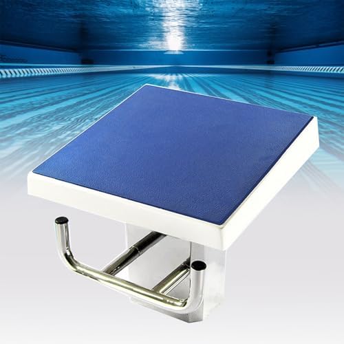 Standard Pool Diving Platform with Stainless Steel Base, Anti-Slip Inclined Diving Board for Private Pools & Stadiums, Durable Diving Equipment for Safe Swimming Experience