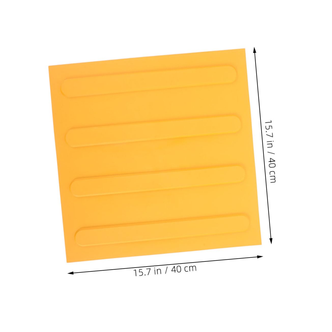 Garden Tiles Outdoor Walkway 4-Pack Tactile Paving Tiles - PVC Sidewalk ...