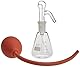 neoLab Borosilikatglas Chromatographie-Zerstäuber mit Schliff und Kolben, Transparent, 50mL