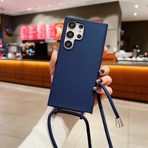 Coque lanière Samsung S20 FE protection silicone souple candy color bleu