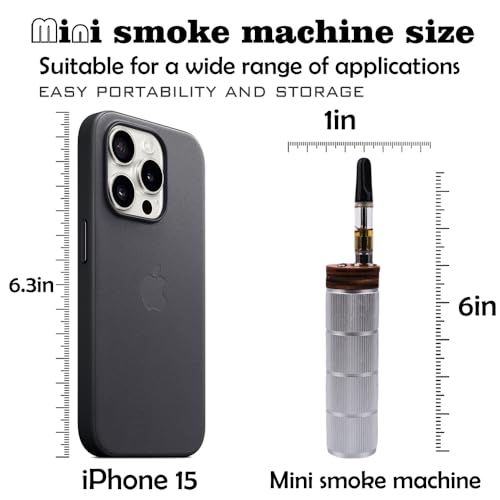 Máquina de humo metálica mini para fotografía y fiestas miniatura 3