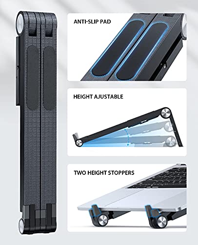 DesertWest-Portable-Laptop-Stand-Lightweight-Adjustable-Laptop-Stand-for-Desk-Ergonomic-Computer-Stand-Foldable-Anti-Slip-MacBook-Pro-Stand-Compatible-with-10-156-Laptops