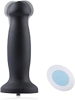 Vista 1 de Hismith Consolador anal vibrador de 7.28 pulgadas con 3 velocidades + 4 modos con sistema KlicLok, tapón de silicona para usuarios avanzados