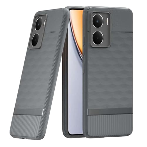 Image of Shockproof Case for Realme P3 5G | Full Camera Protection | TPU Flexible Back Cover for Realme P3 5G (Graphite Grey)