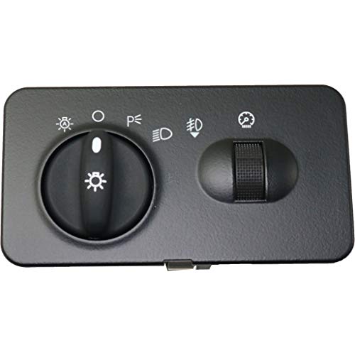 For Ford F-250 F-350 F-450 F-550 Super Duty Headlight Switch 2002 2003 2004 | Square Shape | w Auto Headlights & Fog Lights | 2C3Z11654DAB