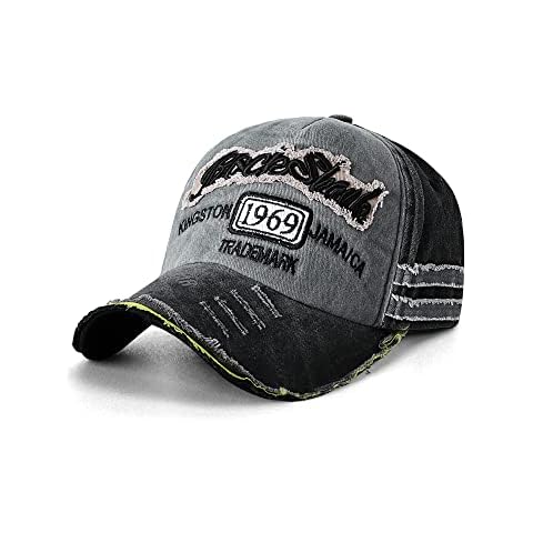 Eoslya Vintage Distressed Baseball Cap Cover