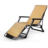 ★ Verstelbaar: u kunt de lighoek van de fauteuil aanpassen aan uw behoeften om van comfort en stress te genieten. De tuinstoel zonder zwaartekracht heeft een afneembare en verstelbare hoofdsteun en een comfortabele armleuning voor een betere ontspanning.