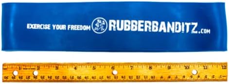Miniatura 7 de Rubberbanditz Bandas extra gruesas para glúteos y piernas  Incluye guía electrónica para mujeres  Mini banda de ejercicio de bucle que engancha