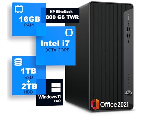 �y�����ςݕi�z HP EliteDesk 800 G6 TWR �f�X�N�g�b�vPC Core i7-10700 ������16GB SSD1TB+HDD2TB/DP*2/Windows11 Pro/MS Office 2021/DVD����/�L��LAN/�r�W�l�X��