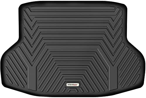 YITAMOTOR Cargo Trunk Liner Compatible for 2016-2021 Honda Civic Sedan, Custom Fit Black TPE All Weather Cargo Mats