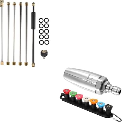 Tool Daily Pressure Washer Extension Wand, Turbo Nozzle Pressure Washer