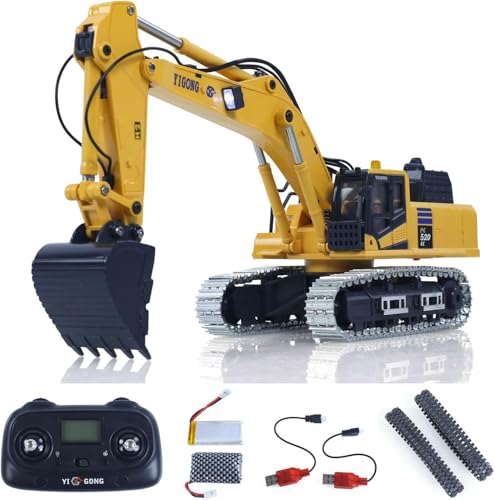 WEACFUS 1/50 RC Digger PC520 Electric Lifting Radio Control Excavator