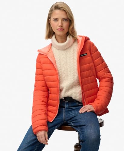 Superdry Para Mujer. W5011970A Chaqueta Acolchada Fuji Lite Coral (M), Casual, PoliéSter - 2