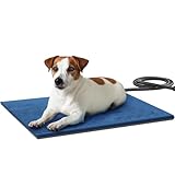 ペキュート Pecute 猫 ペット用 ホットカーペット ペットヒーター 厚手 猫 犬用 ヒーターマット ペットカーペット寒さ対策 カバー1枚付き 過熱保護 噛み付き防止 Mサイズ 50×40cm