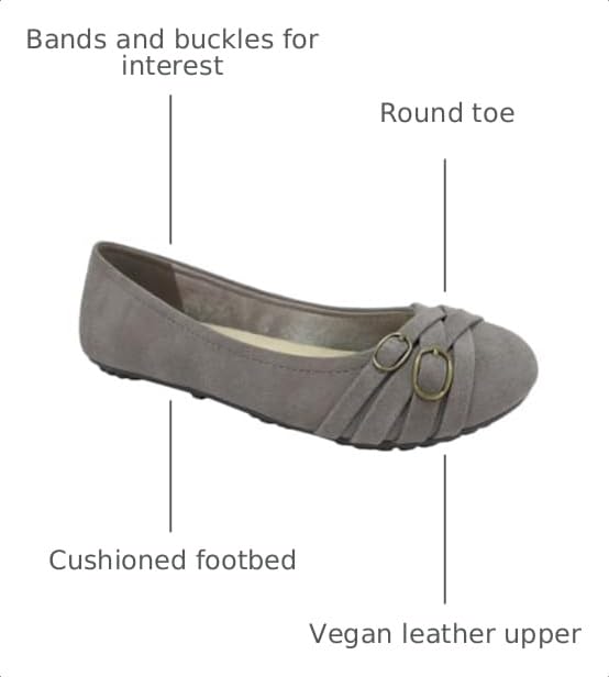 Image of Jellypop Women's Genesis Skimmer Comfort Ballet Flat