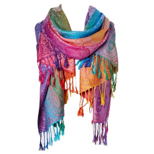 Fashion Women's Silk Scarf Luxury Satin Shawl Wraps