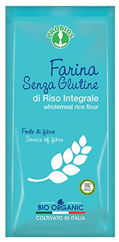 Probios Farinha integral de arroz - embalagem de 6 x 375 g - total: 2250 g