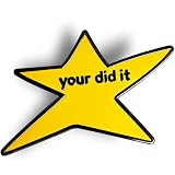 HSTEVSIT Your Did It Meme Pins Cute Cool Funny Star Enamel Positive Lapel Pin Inspirational Badge Brooches for Hats Backpacks Bags Jackets Holiday Gifts Decoration