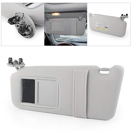 GZYF Automotive Sun Protection Visors, Left Driver Side Sun Visor for 2007 2008 2009 2010 2011 for Toyota Camry Without Sunroof and Light,Gray