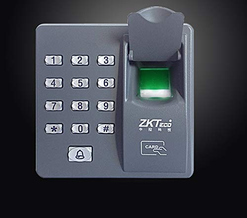 Nuevo mini lector biométrico de tarjetas de identificación con control de acceso para puerta de huella dactilar + contraseña