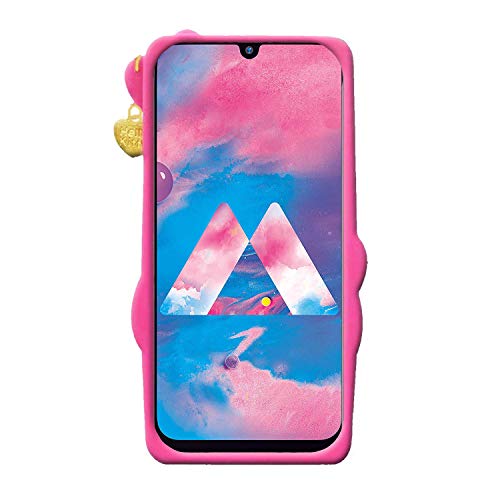 Image of Unirock Hello Kitty Back Case Cover for Samsung Galaxy M30| 3D Cute Hello Kitty Case |Soft Silicone Rubber Back Cover with Pendant Kitty Cover for Samsung Galaxy M30 (Pink)