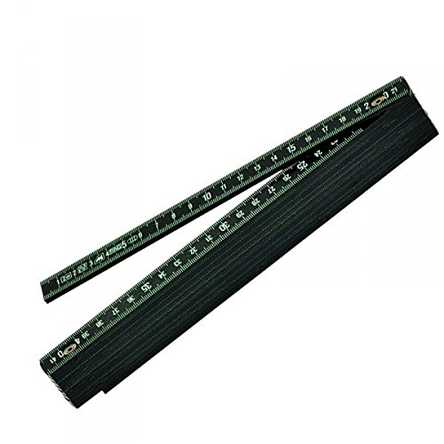 Metrica Glasfaser-Massstab 2 m, schwarz, 18030 & 19060 Glasfaser-Massstab 1 m, schwarz