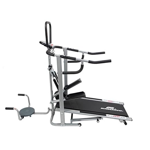 Kamachi 4 in 1 Foldable Multipurpose Manual Treadmill