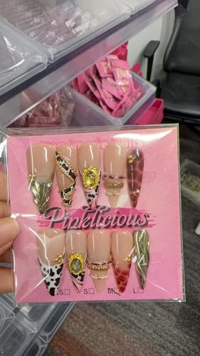 Pinktlicious Handmade Nude Stiletto Press On Nails - Neutral French