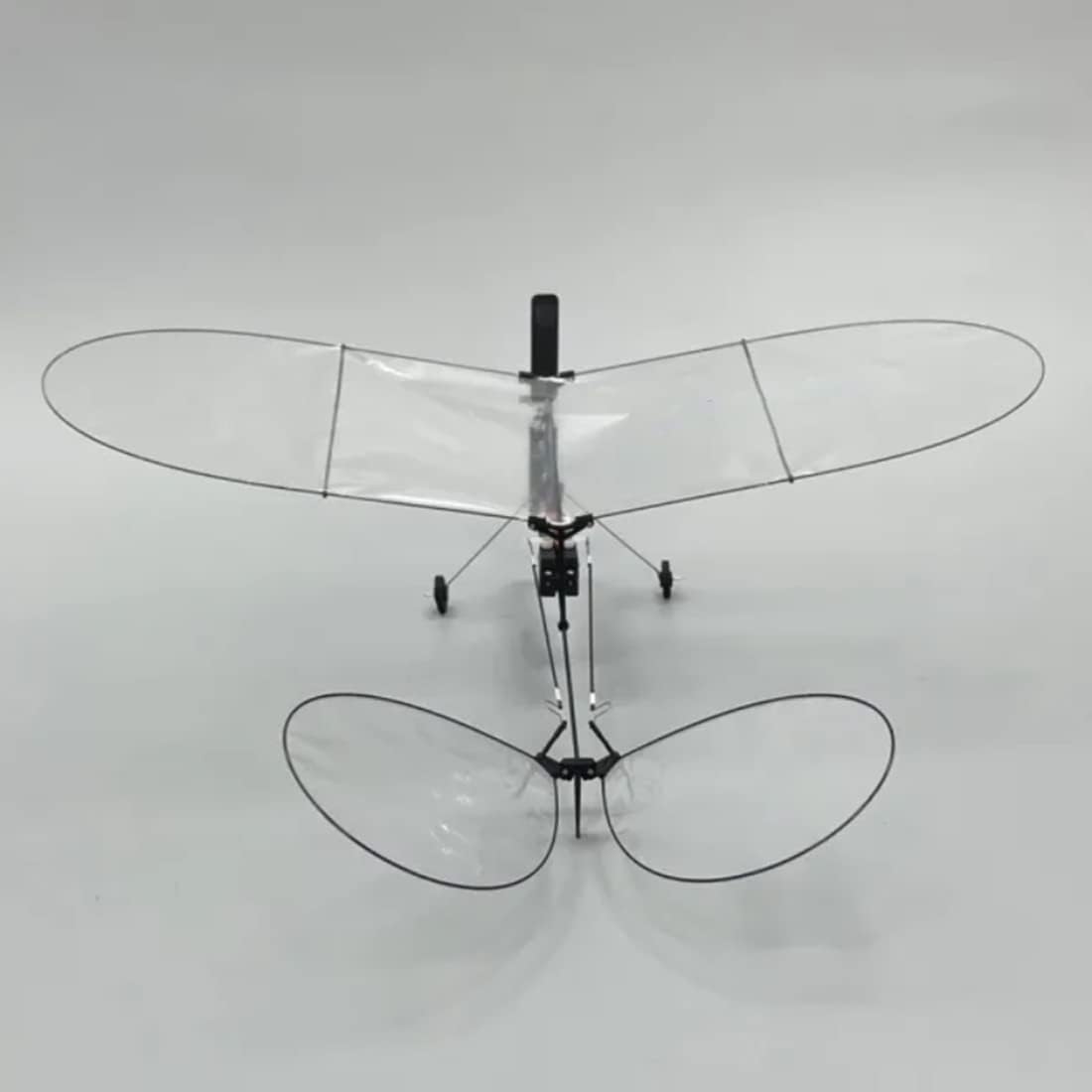 Top-down view of MinimumRC Butterfly V1 RC plane