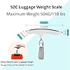 S2C Luggage Scale High Precision Digital luggage weight scale, Backlight Hanging Luggage Scale for suitcases, Portable Scale, MAX 110lb/50kg Suitcase Scale for Travel, Travel Accessories and Gifts - Image 3
