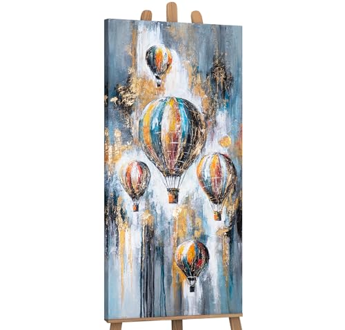 YS-Art Dipinti Colorati Dipinti su Tela Astratto Dipinto a Mano Murale Decorazione Della Parete Soggiorno Immagini Ufficio Moderno Arredamento Casa Galleria Immagine Opera D'arte 115x50