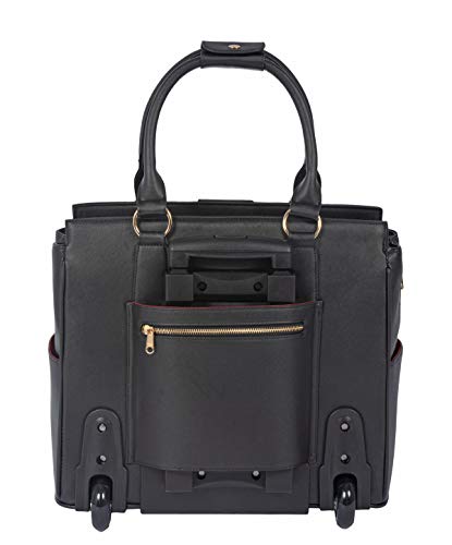 JKM and Company Computer iPad, Laptop Tablet Rolling Tote Bag Briefcase Carryall Bag4