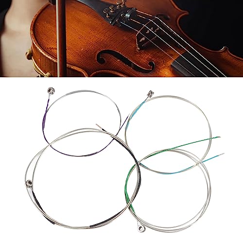 Corda de Violino, Fio de Aço G D A E Kit de Cordas de Violino para Festa