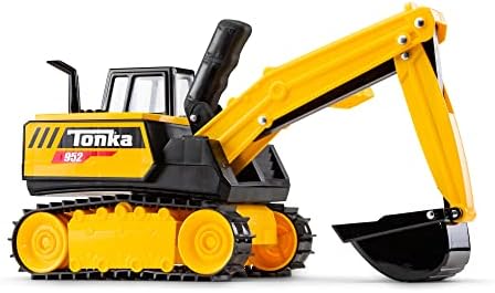 Tonka 6182 Mighty Excavator, Kids Construction Toys for Boys and Girls, Vehicle Toys for Creative Play, Toy Trucks for Children Aged 3 +, Yellow & Black