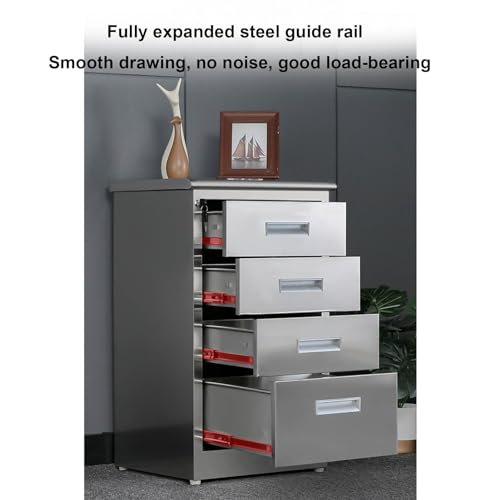 Szafka na dokumenty ze stali nierdzewnej zamykana drukarka i skaner wózek do przechowywania wielofunkcyjna boczna szafka na dokumenty do domowego biura bezpieczna kopiarka i teczka