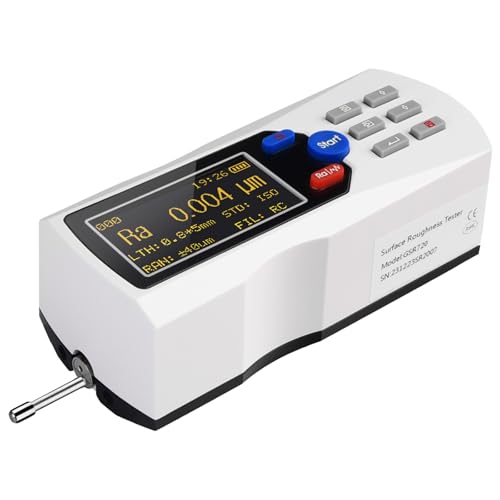 GOYOJO Surface Roughness Tester Profilometer High Precision Digital Surface Roughness Meter Gauge